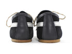 Dries van Noten Black White Suede and Buffed Leather Low Top Sneakers - 36.5