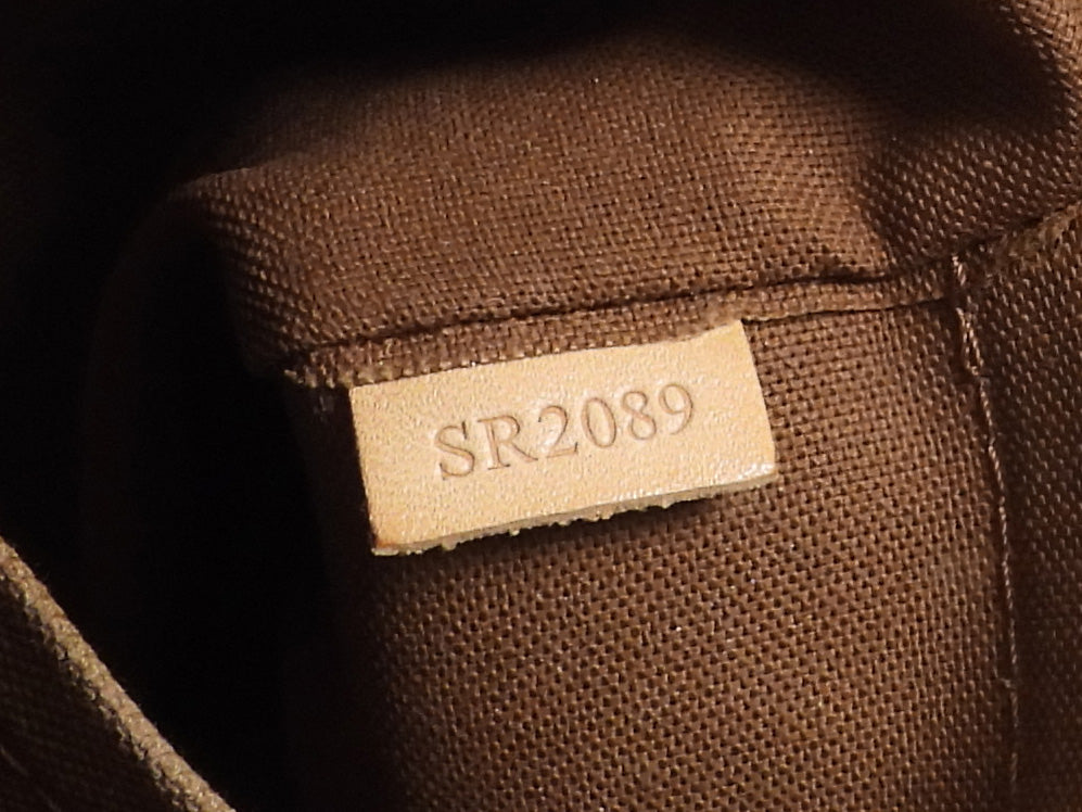 Louis Vuitton Brown Monogram Coated Canvas and Leather Palermo Two Way Bag PM