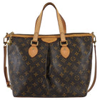 Louis Vuitton Brown Monogram Coated Canvas and Leather Palermo Two Way Bag PM