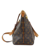 Louis Vuitton Brown Monogram Coated Canvas and Leather Palermo Two Way Bag PM