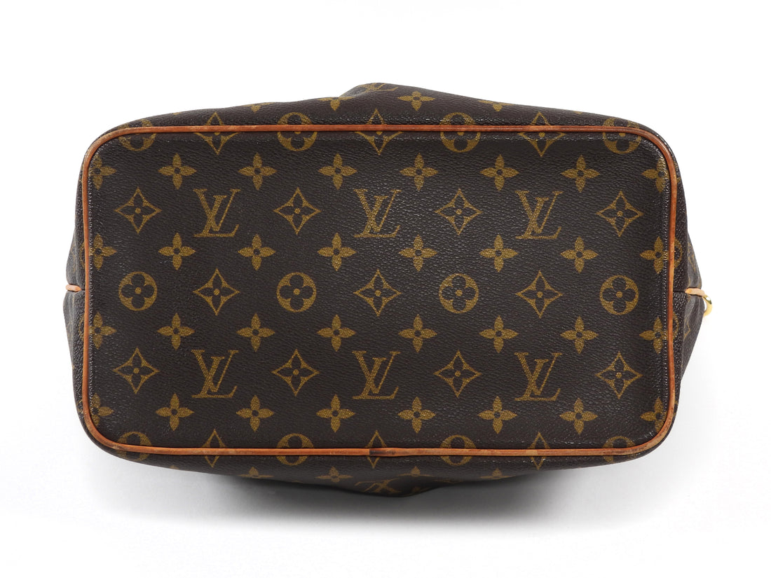 Louis Vuitton Brown Monogram Coated Canvas and Leather Palermo Two Way Bag PM