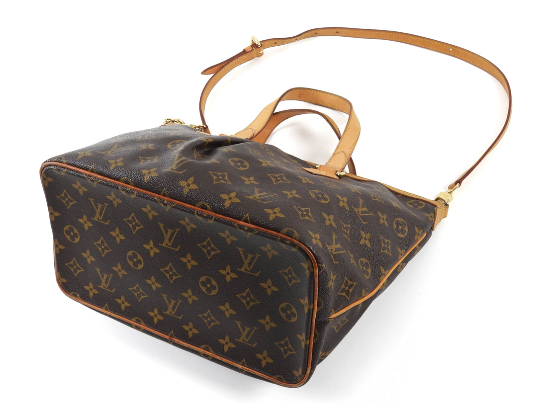 Louis Vuitton Brown Monogram Coated Canvas and Leather Palermo Two Way Bag PM