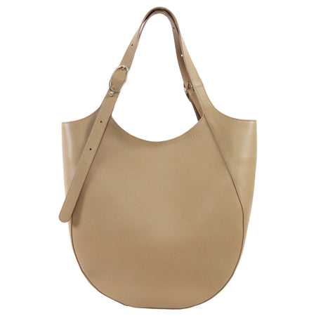 Longchamp Beige Le Foulonne XL Leather Tote Bag