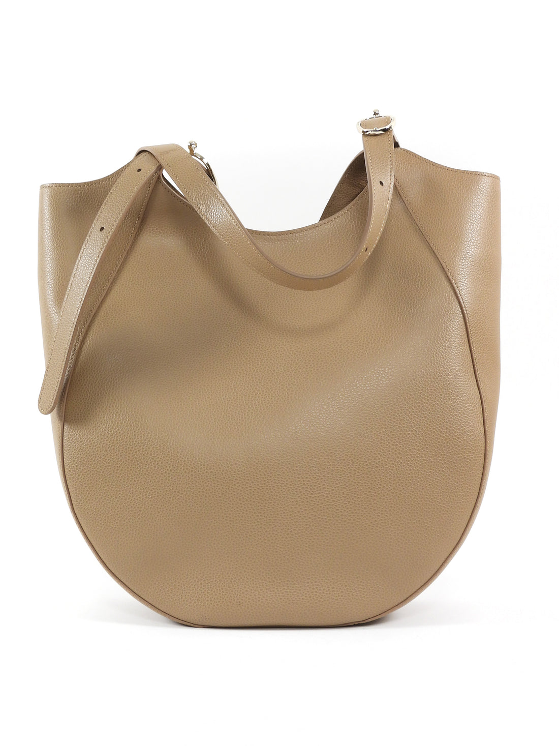 Longchamp Beige Le Foulonne XL Leather Tote Bag