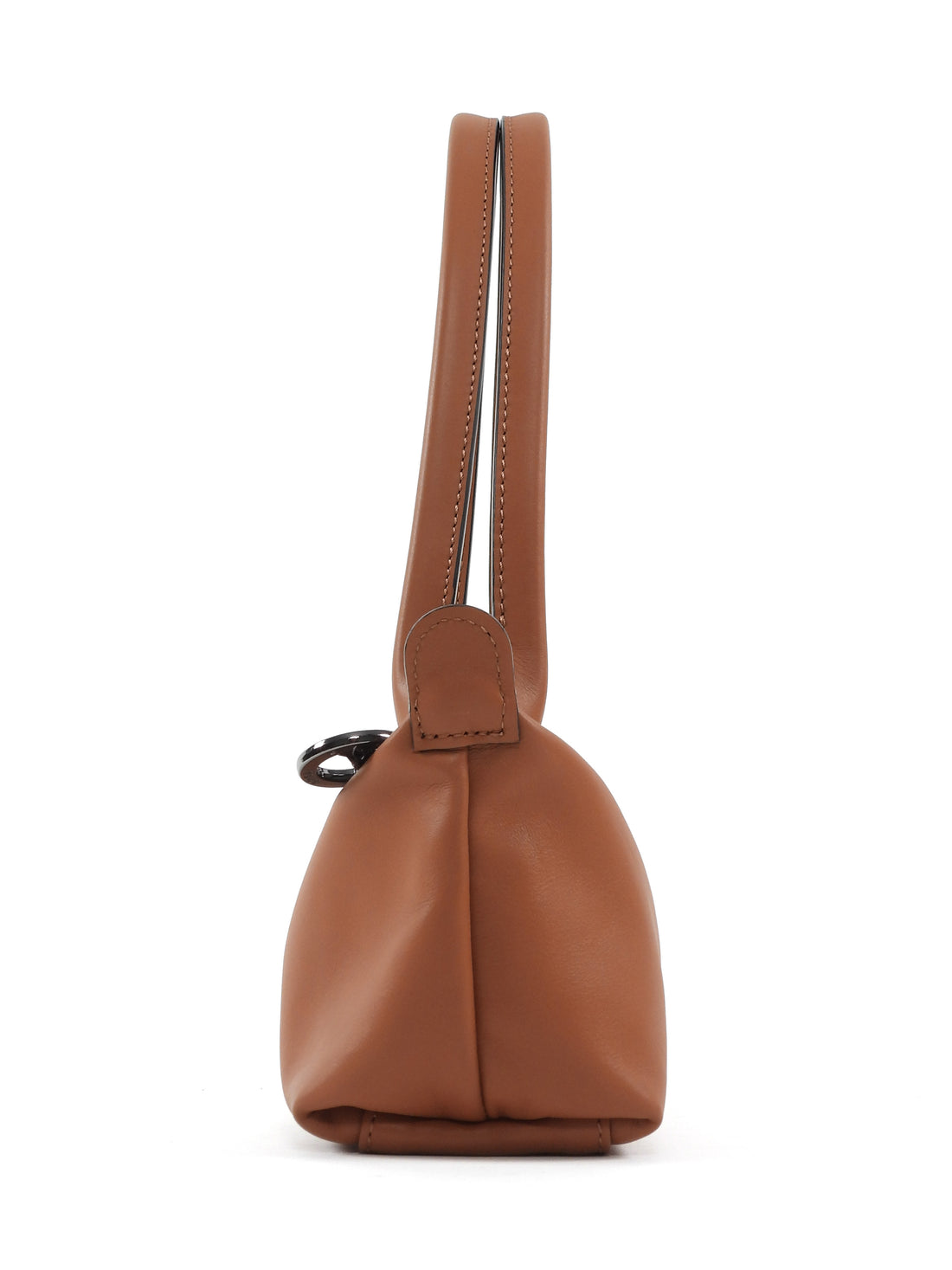 Longchamp Tan Brown Cashew Leather Le Pliage XS Shoulder Bag