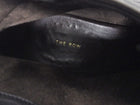 The Row Black Glove Leather Carla 45mm Ankle Boots - 36.5