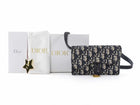 Dior Navy Blue Oblique Monogram Canvas Saddle Belt Bag