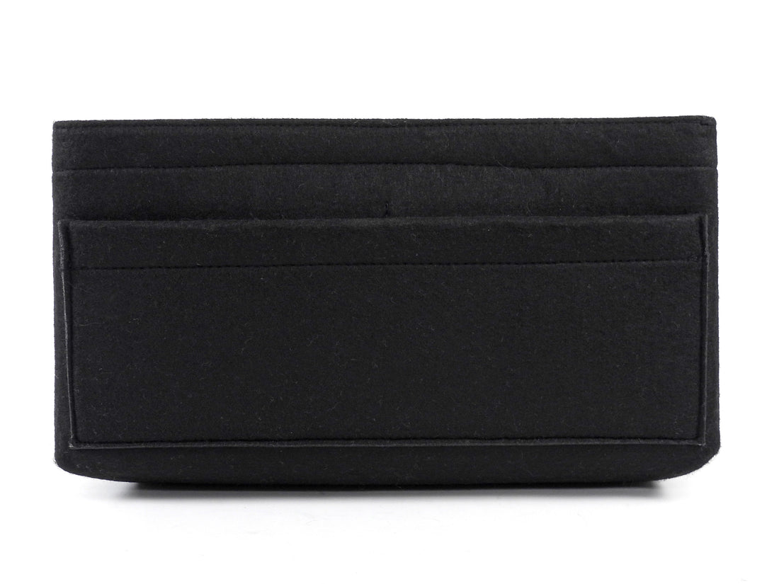 Christian Dior Black Taupe Vintage Monogram Trotter Coated Canvas Medium Duffle Bag