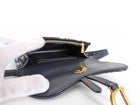 Dior Navy Blue Oblique Monogram Canvas Saddle Belt Bag