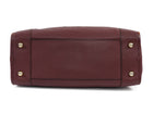 Loewe Burgundy Amazona 36 Grained Leather Anagram Logo Bag