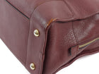 Loewe Burgundy Amazona 36 Grained Leather Anagram Logo Bag