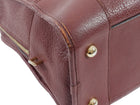 Loewe Burgundy Amazona 36 Grained Leather Anagram Logo Bag
