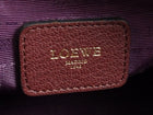 Loewe Burgundy Amazona 36 Grained Leather Anagram Logo Bag