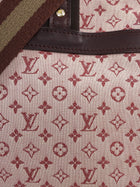 Louis Vuitton Burgundy Monogram Mini Lin Josephine Tote Bag GM
