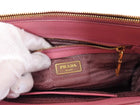 Prada Small Galleria Pink Saffiano Leather Two Way Tote Bag