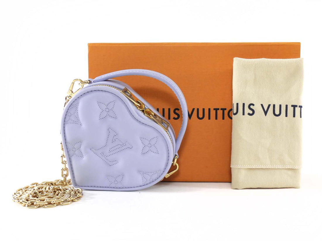 Louis Vuitton Lilac Pop My Heart Top Handle Mini Chain Bag