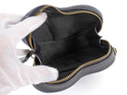 Louis Vuitton Black Quilted Leather New Wave Heart Wristlet Mini Bag