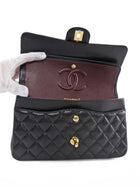 Chanel Black Caviar Leather Medium CC Classic Double Flap Bag GHW