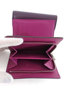 Louis Vuitton Joey Purple Epi Leather Compact Wallet