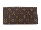 Louis Vuitton Sara Brown Monogram Coated Canvas Long Continental Snap Wallet
