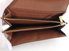 Louis Vuitton Sara Brown Monogram Coated Canvas Long Continental Snap Wallet