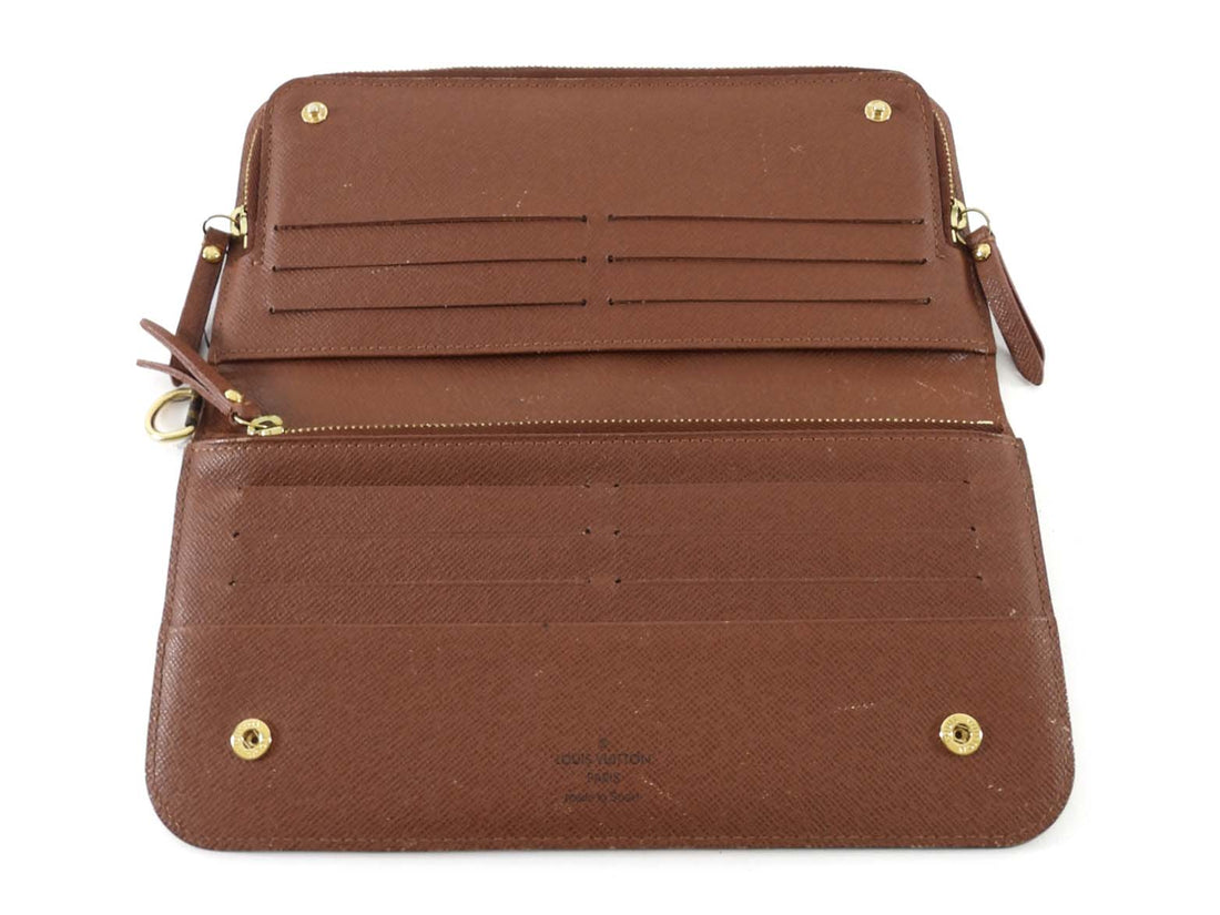 Louis Vuitton Brown Monogram Coated Canvas Insolite Long Wallet