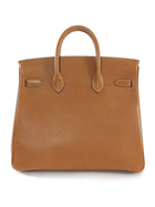 Hermes Vintage 1995 HAC 32 Gold Ardennes Leather Tote Bag GHW
