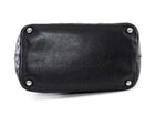 Chanel Vintage 2004 Cambon CC PM Black Quilted Lambskin Tote Bag