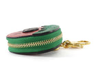 Gucci 2022 Fruttini Leather Strawberry Zip Coin Case Keyring Bag Charm