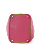 Hermes Picotin 18 Bicolour Pink Chevre Rose Tyrien / Green Vert Anis Bag