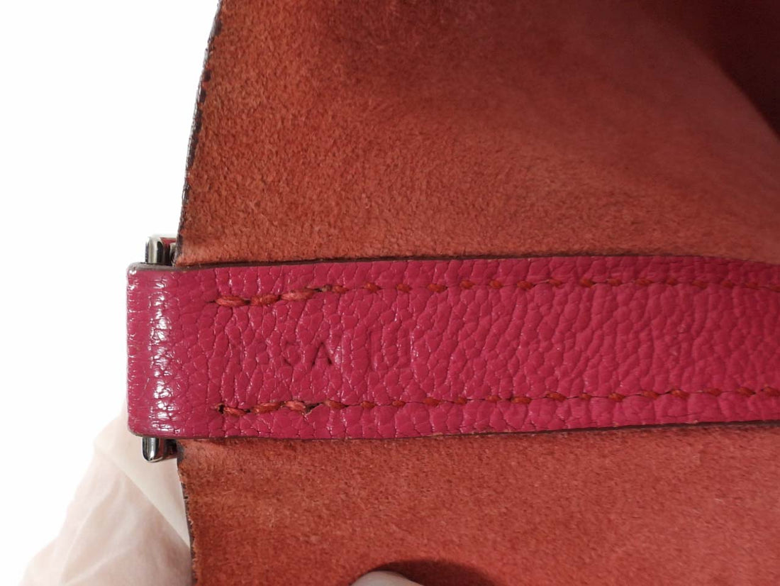 Hermes Picotin 18 Bicolour Pink Chevre Rose Tyrien / Green Vert Anis Bag