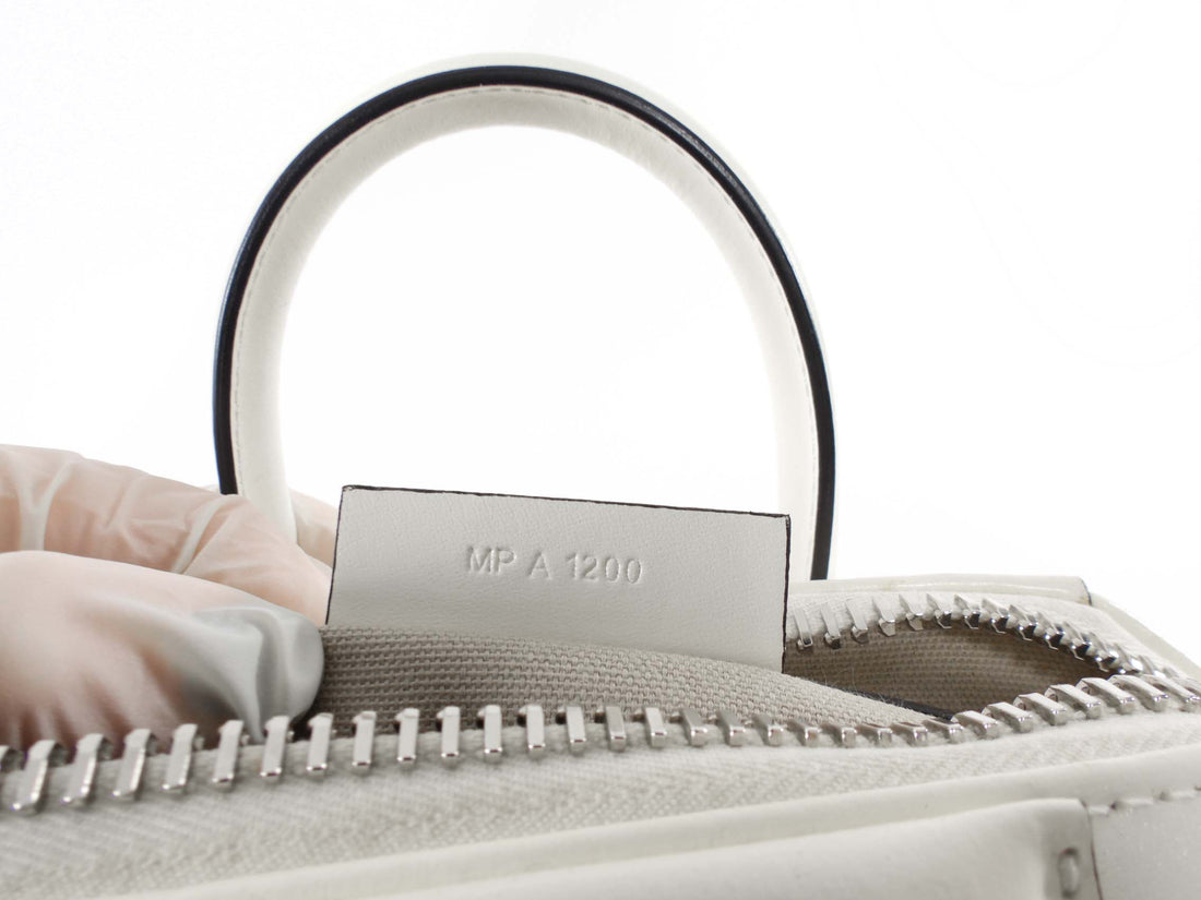 Givenchy Ivory Leather Mini Antigona Two Way Tote Bag