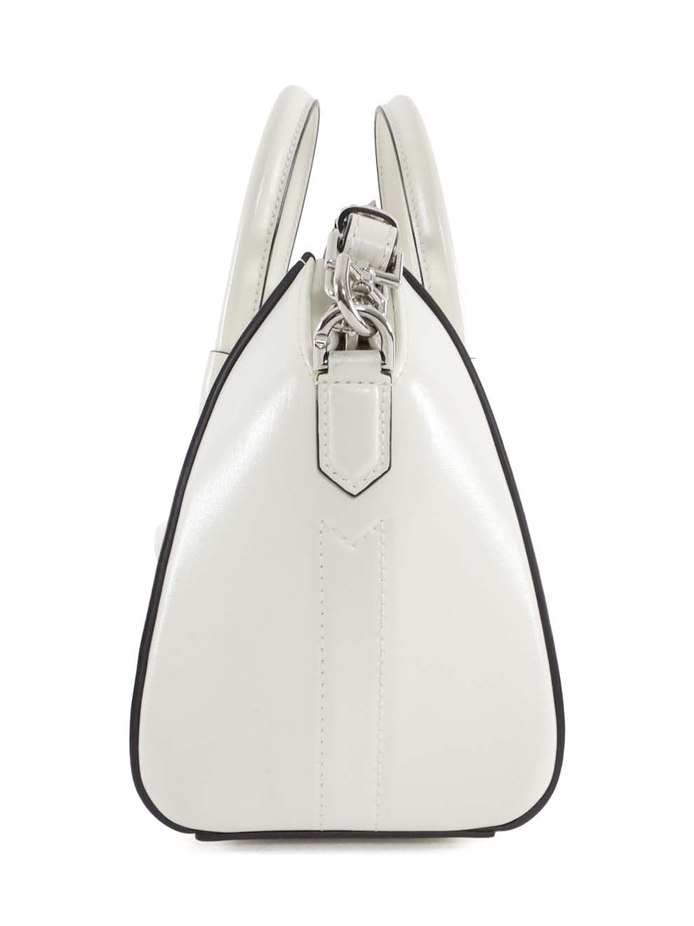 Givenchy Ivory Leather Mini Antigona Two Way Tote Bag