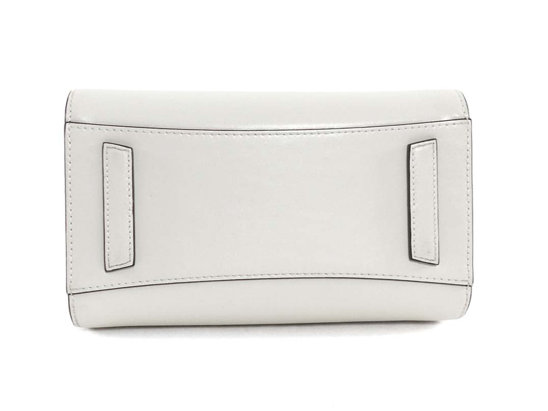 Givenchy Ivory Leather Mini Antigona Two Way Tote Bag