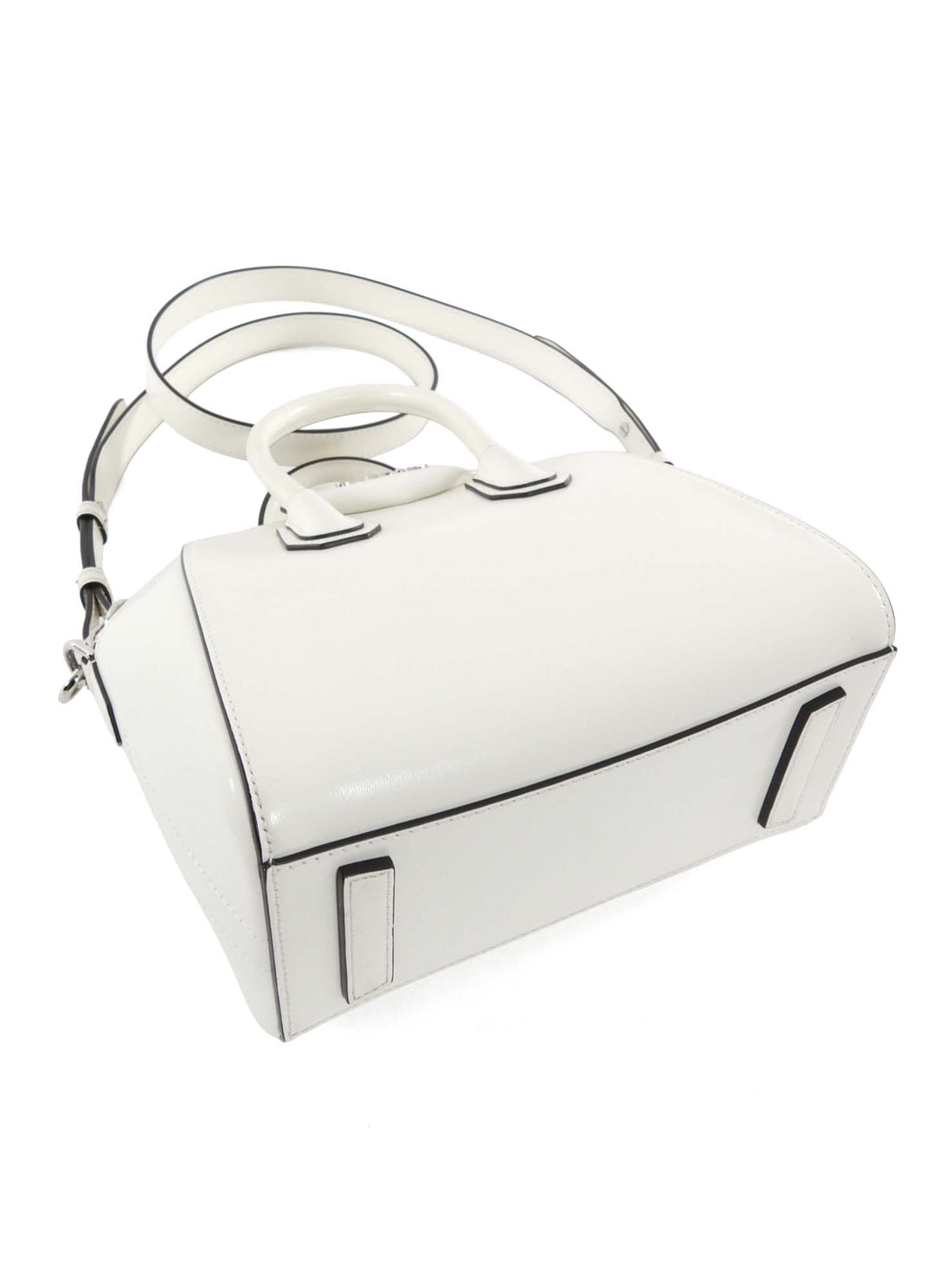 Givenchy Ivory Leather Mini Antigona Two Way Tote Bag