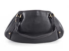 Gucci Navy Grained Leather Abbey Tote