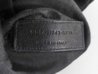 Saint Laurent Black Croc Embossed Leather YSL Tassel Logo Small Festival Backpack