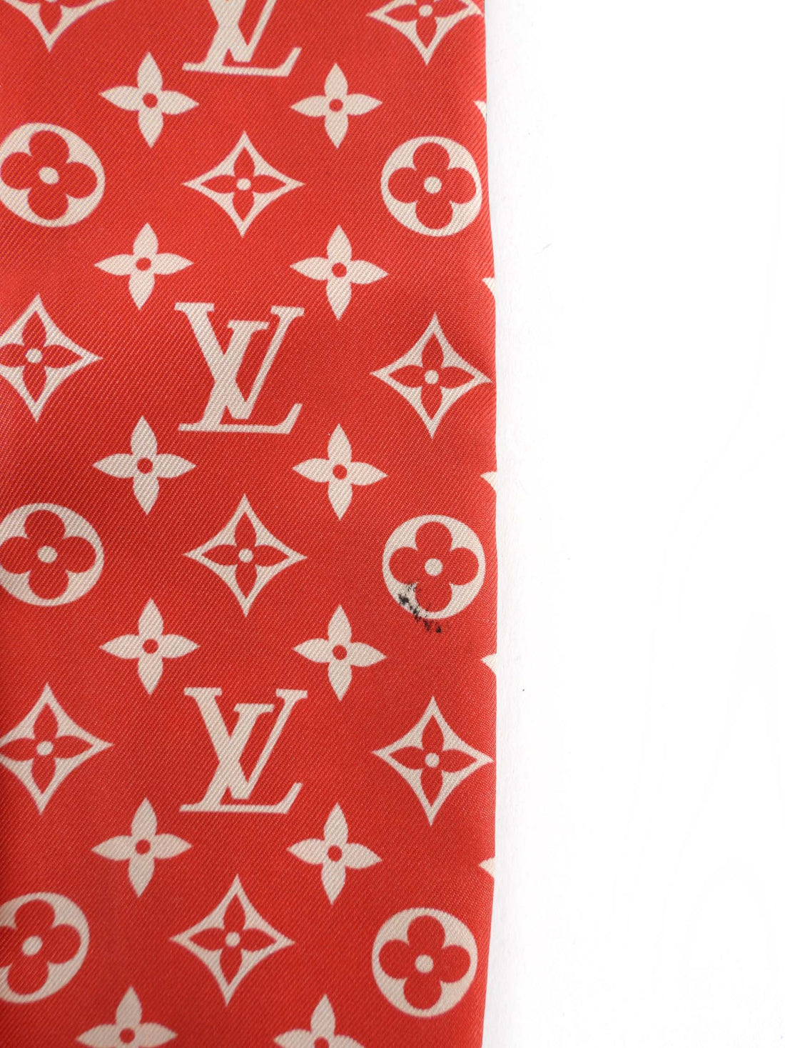 Louis Vuitton Silk Monogram Chinese Superstition Bandeau Scarf