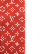 Louis Vuitton Silk Monogram Chinese Superstition Bandeau Scarf