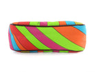 Emilio Pucci Yummy Stripe Print Nylon Hobo Shoulder Bag