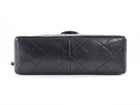 Chanel Vintage 1989 Black Quilted Leather Mini Square Classic Flap Bag GHW