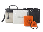 Hermes Vintage 2004 Herbag 31 PM Natural Black Vache Hunter Criss Viking Two Way Bag