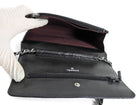 Chanel Black Caviar Leather CC Classic Wallet on Chain SHW