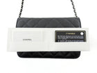 Chanel Black Caviar Leather CC Classic Wallet on Chain SHW