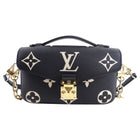 Louis Vuitton Black Monogram Empreinte Pochette Metis East West