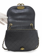 Chanel Black Leather Medium Coco Curve CC Flap Bag