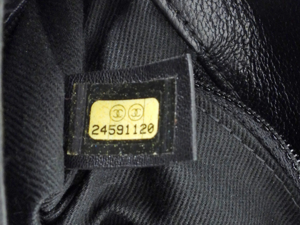 Chanel Black Leather Medium Coco Curve CC Flap Bag