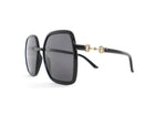 Gucci Black Square Horsebit Temple Sunglasses GG0890S