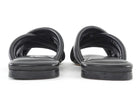 Anine Bing Black Leather Padded Criss Cross Eve Sandals - 37
