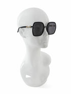 Gucci Black Square Horsebit Temple Sunglasses GG0890S